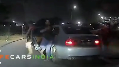 Road rage caught on camera, BMW chases family at 1 am in Greater Noida