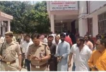 Latest Crime News Bijnor UP: A teacher teaching in a computer center was shot and injured in Bijnor.