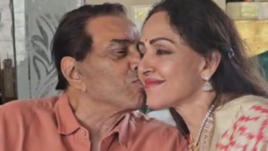 Latest Bollywood News Live Updates: Dharmendra kisses Hema Malini on her 44th wedding anniversary