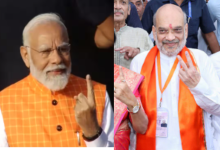 Where did PM Modi and Home Minister cast their vote, see pictures