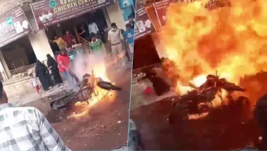 Royal Enfield Bullet Blast: Bullet lovers pay attention, first fire, then blast, video goes viral