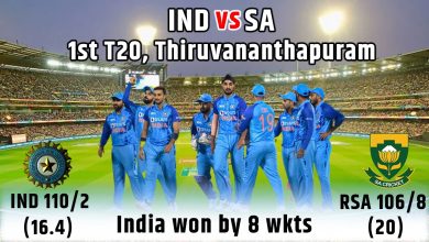 IND VS SA 1st T20