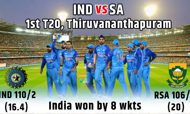 IND VS SA 1st T20
