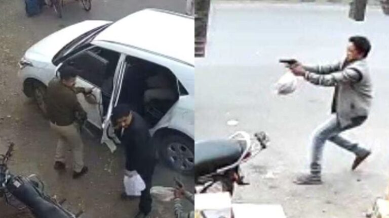 मौका-ए- वारदात की CCTV फुटेज