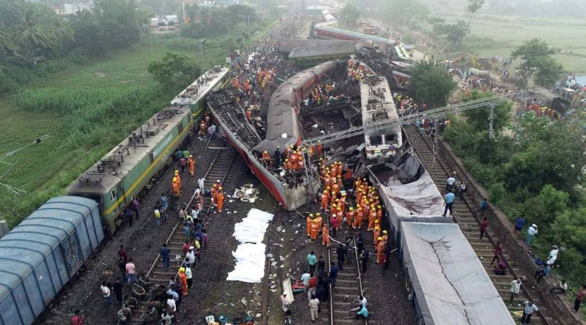Horrific train accident in Balasore, Odisha, 280 people died