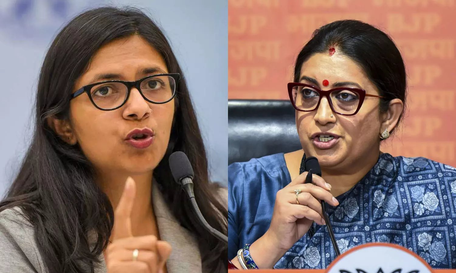 smriti irani and swati maliwal