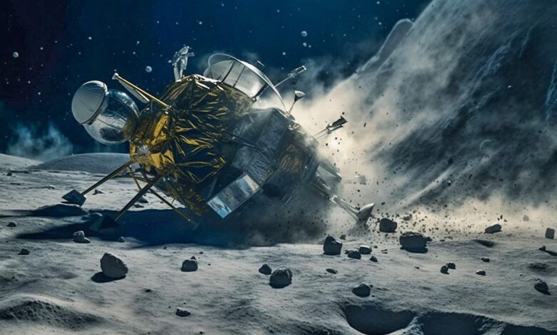 russia moon mission Luna-25 crashed