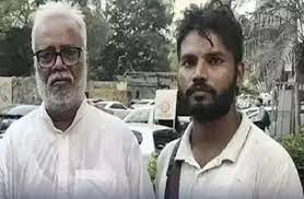 Father and son reach Pakistan from India