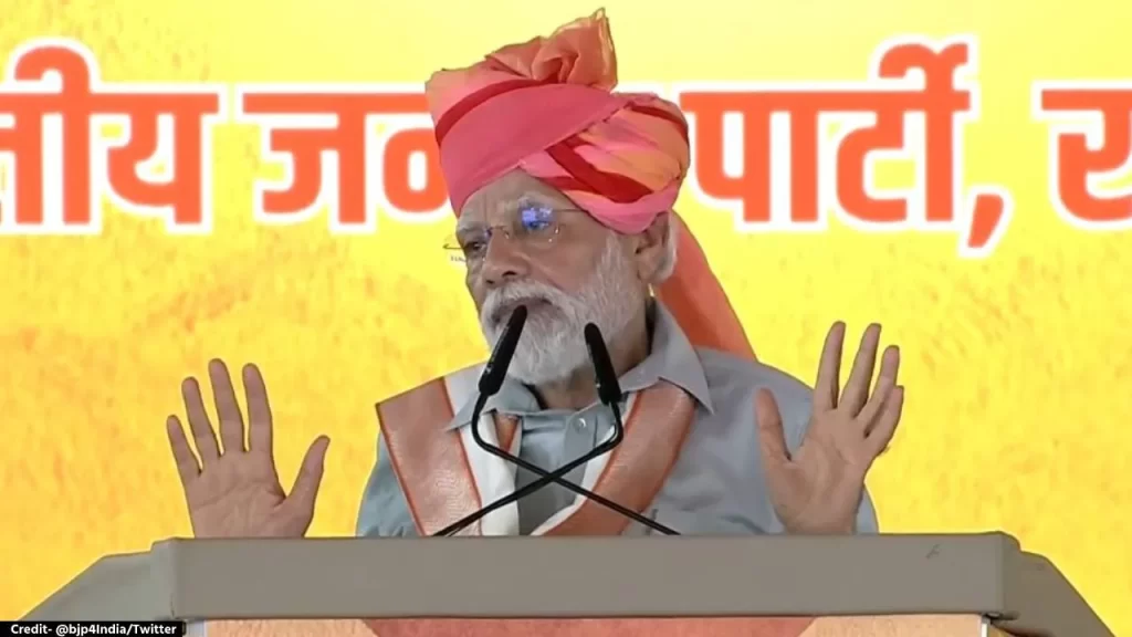 Prime Minister Modi roars in Rajasthan