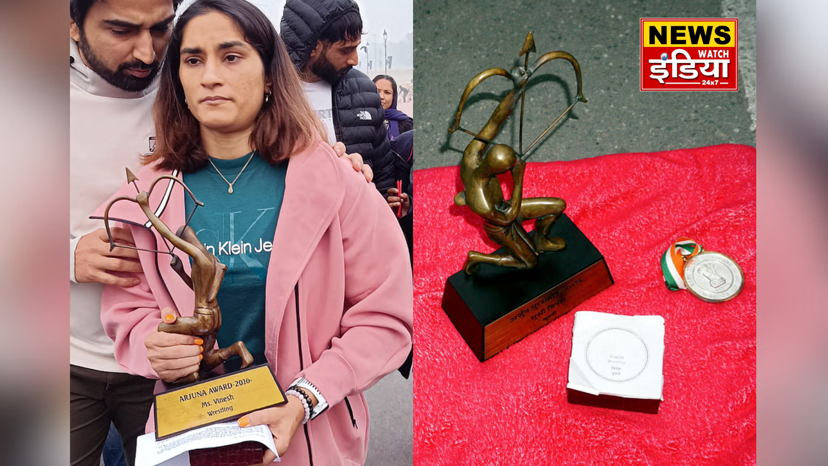 Vinesh Phogat left Arjun Award and Khel Ratna on the path of duty