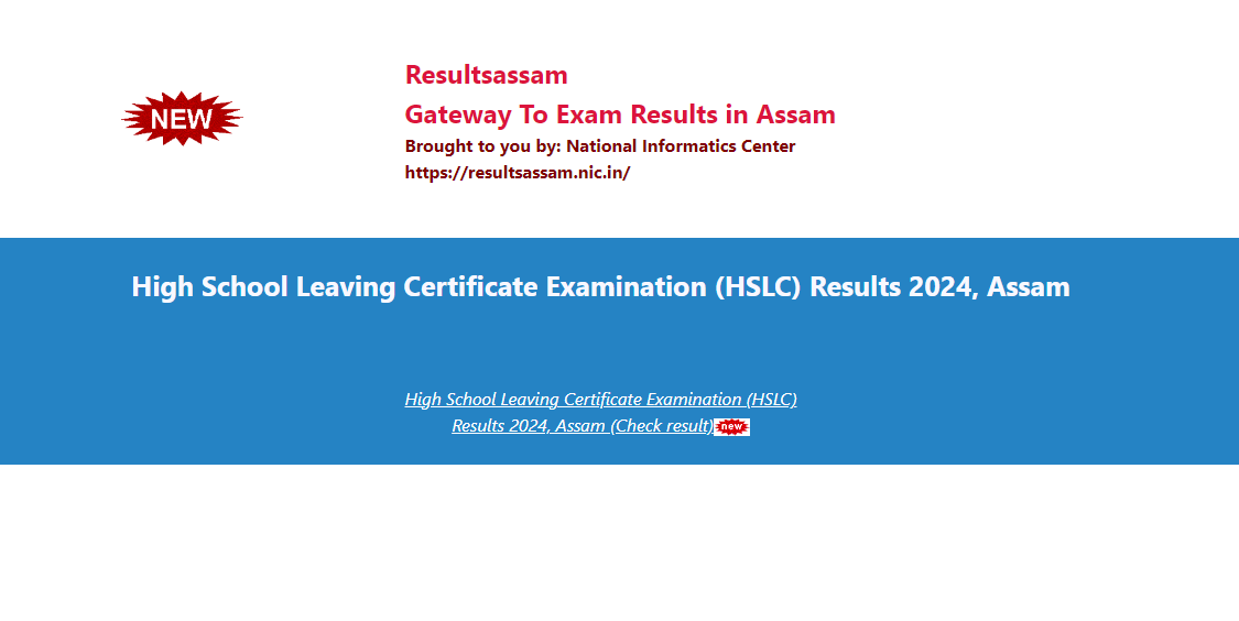 SEBA 10th Result 2024 Out https//resultsassam.nic.in/