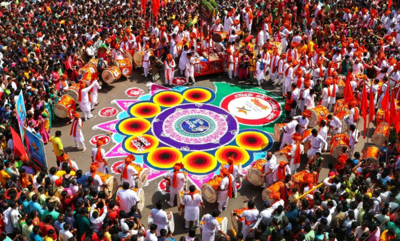 Gudipadwa Shobha Yatra in Panvel: Gudi Padwa Shobha Yatra was organized in Panvel to welcome the new year.