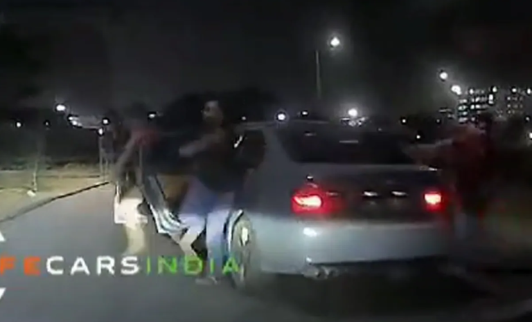 Road rage caught on camera, BMW chases family at 1 am in Greater Noida