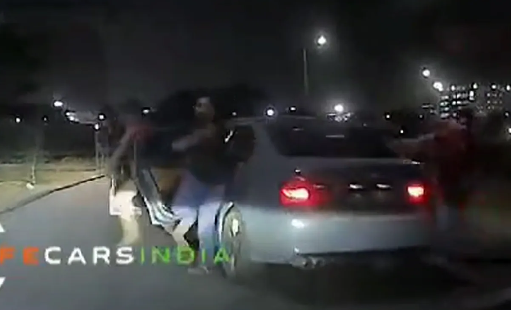 Road rage caught on camera, BMW chases family at 1 am in Greater Noida