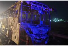 Haryana Bus Fire Accident: Suddenly fire broke out in a moving bus! 8 people died, a dozen injured