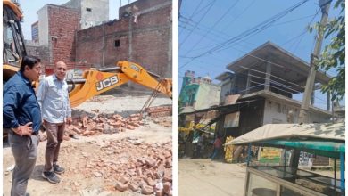 Latest News Saharanpur UP: Encroachment construction is being demolished under the supervision of Development Authority official.