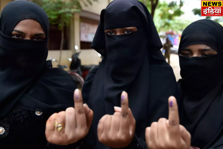 Bihar Lok Sabha Election 2024: Women wearing burqa caught on charges of fake voting in Darbhanga