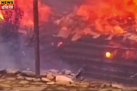 Massive Fire Broke Out in Uttarkashi: Massive fire broke out in Salra village of Mori block.