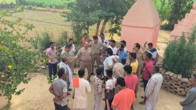 Miscreants in the temple applied tilak of blood on the idol, suspicion of tantric ritual being raised