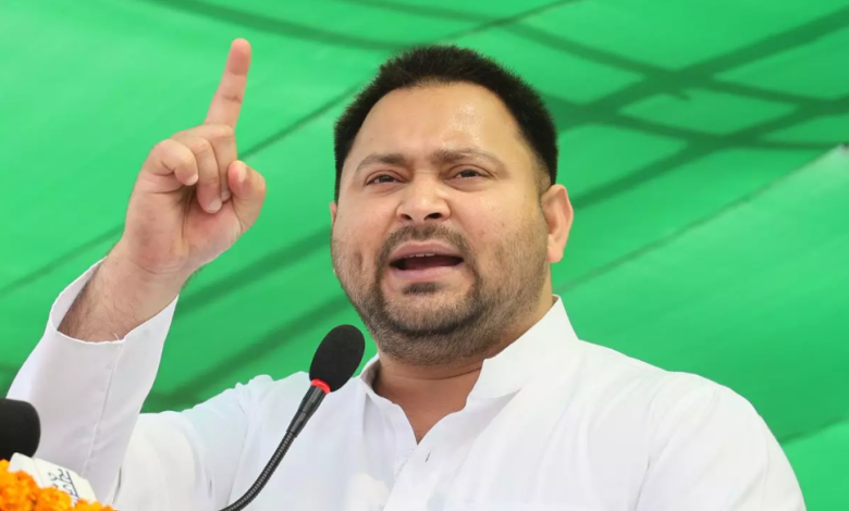 Latest Political News in Hindi: Tejashwi Yadav accuses BJP of protecting Prajwal Revanna