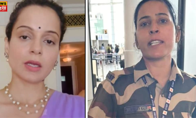 Bollywood actress and Mandi-born BJP MP Kangana Ranaut was slapped by a female CISF guard at Chandigarh airport.