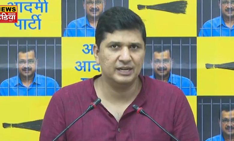 Delhi is thirsty, Haryana government has again stopped water, AAP leader Saurabh Bhardwaj made a big allegation