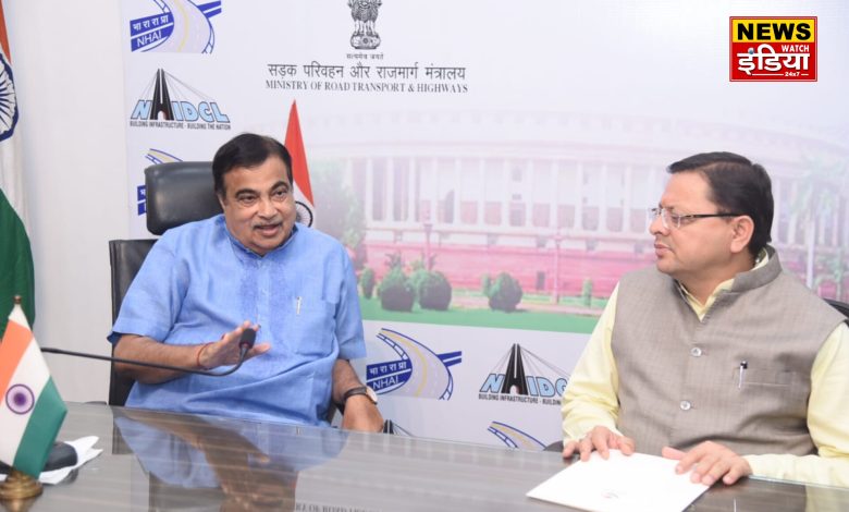 Dhami-Gadkari meeting: In-principle approval for Uttarakhand road plans