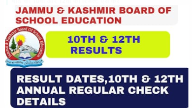 How to check J&K Board 10th and 12th results!