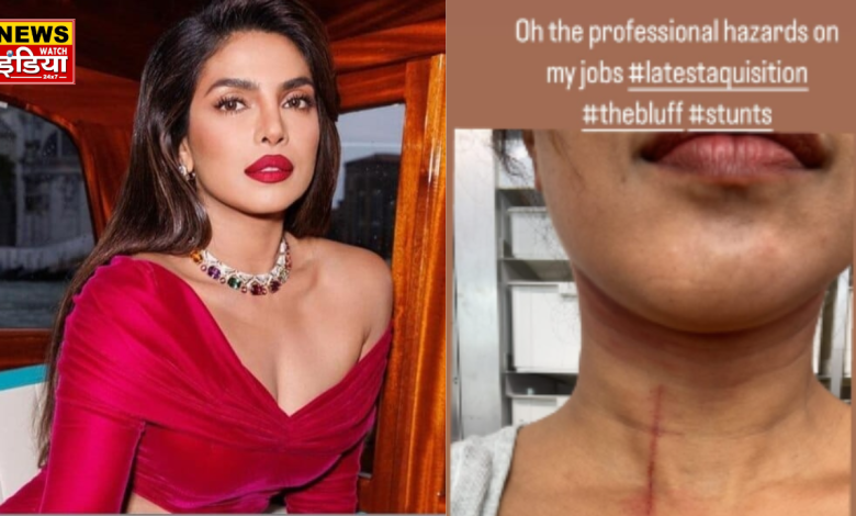 Priyanka Chopra is busy shooting for her upcoming Hollywood production "The Bluff" in Australia