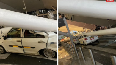 Delhi IGI Airport: Major accident at Delhi airport, Guru Roof of Terminal 1 collapsed due to heavy rain