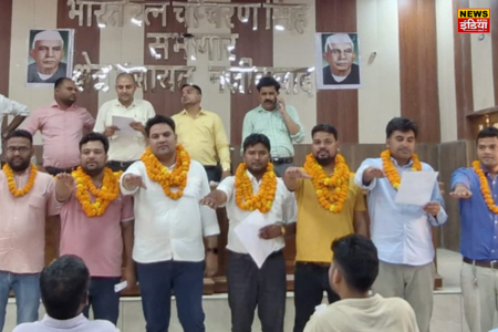 UP Bijnor Political News: Vijay Chaudhary elected as President of Lekhpal Sangh