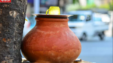 Cold Water Pots Installed: Cold water pots installed for thirsty passersby in Greater Noida