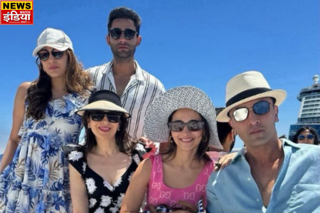 Latest Bollywood Actress News: Karisma Kapoor shared a picture of Ambani's cruise party