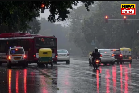 Delhi NCR weather update: Rain in Delhi NCR area, drop in temperature recorded