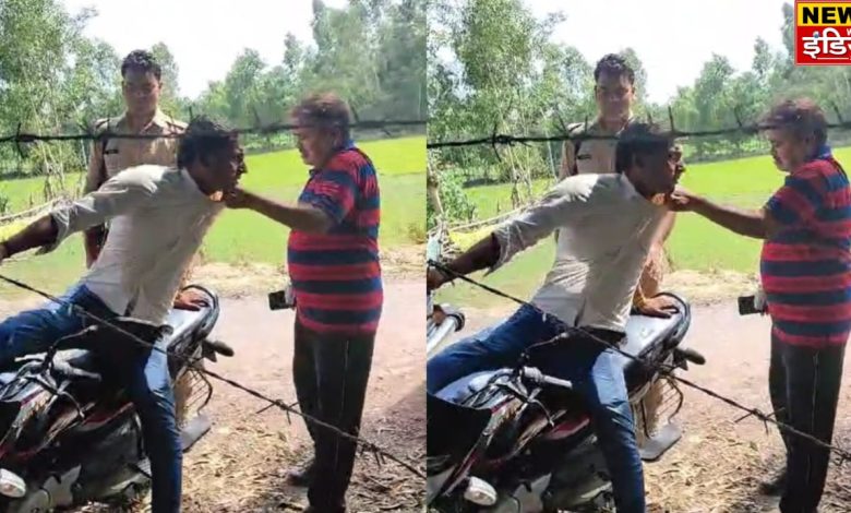 BJP MLA's video goes viral, youth slapped