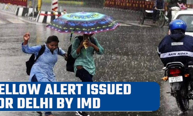 Delhi Weather News Updates Today: Relief from heat and heat wave in Delhi, IMD issues yellow alert