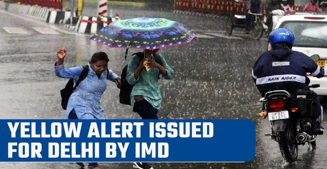 Delhi Weather News Updates Today: Relief from heat and heat wave in Delhi, IMD issues yellow alert
