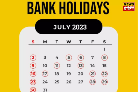 July Bank Holiday: Banks will remain closed for 12 days in the month of July, see the list of holidays.