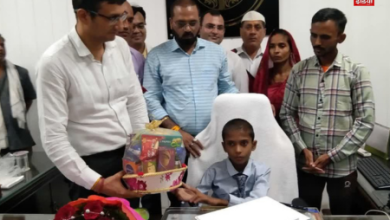 Prayagraj Commissioner News: 10 year old cancer suffering child became commissioner, Sachin's dream was to become IAS