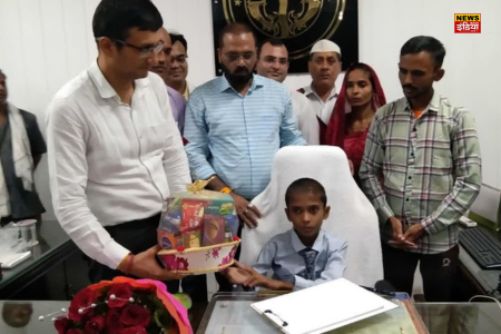 Prayagraj Commissioner News: 10 year old cancer suffering child became commissioner, Sachin's dream was to become IAS