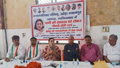 UP Ghaziabad News: Dolly Sharma attacks the government, warns of agitation over the water problem of Khoda-Makanpur