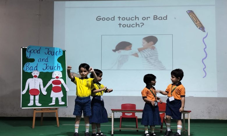 UP Bijnor News: Good touch and bad touch workshop organized for small children in DPS Bijnor