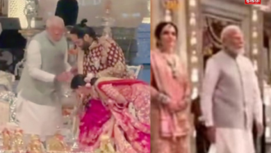 Anant Radhika Wedding: PM Modi arrived at the blessing ceremony, Mukesh Ambani welcomed.