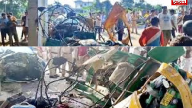 Begusarai Road Accident: A horrific accident occurred in Begusarai, 5 laborers died in a collision between a car and an auto.