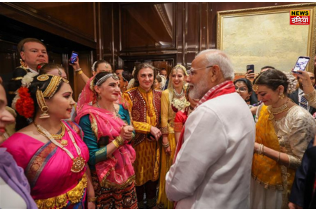 PM Modi in Russia: PM Modi met the Indian community living in Moscow, PM Modi told the goal of the government