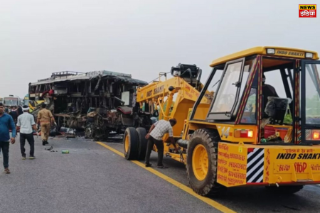 Lucknow-Agra Expressway Accident: A bus going from Bihar to Delhi met with a horrific accident, 18 dead, 30 injured