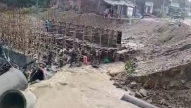 Bihar News Today: The series of collapse of bridges continues in Bihar, now a bridge has been washed away in Aurangabad