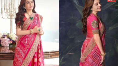 Radhika-Ananat Wedding: Nita Ambani stole the show in pink color saree, take a look