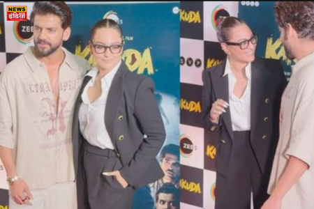 Kakuda Screening video: Sonakshi-Zaheer met at the screening of Kakuda, why did they start talking when they met?