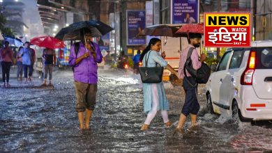 Weather appalling in Delhi, clouds rained again after a gap of two days, yellow alert issued